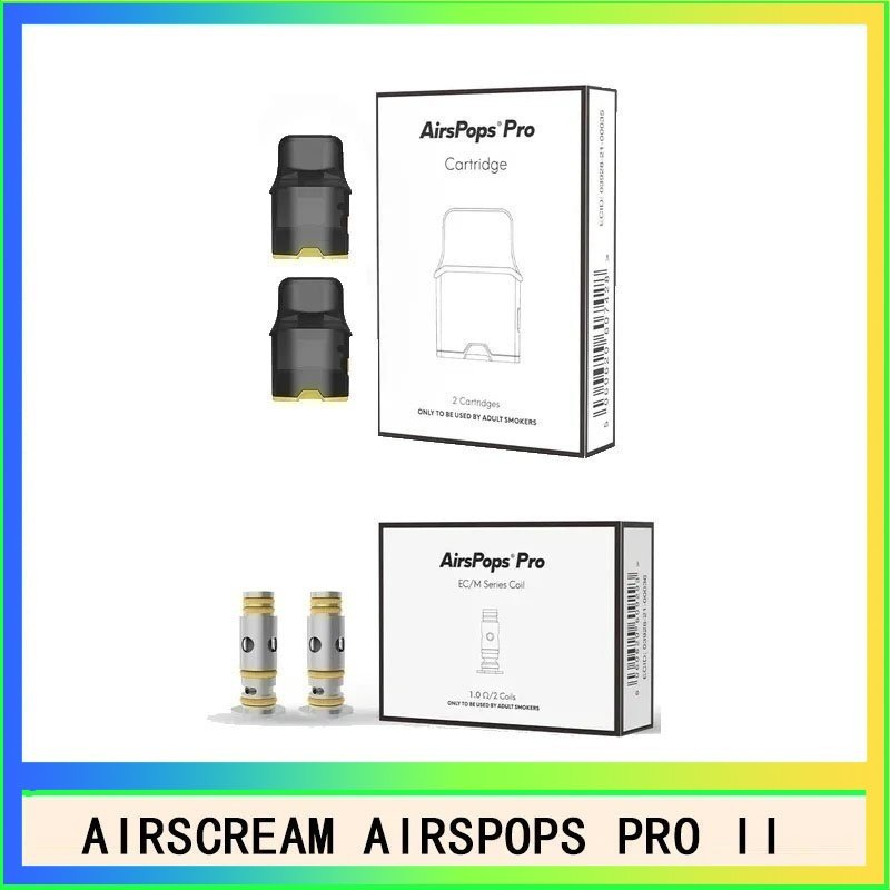 Airscream Airspops 芯 AIRSCREAM AIRSPOPS PRO II氣泡2代煙彈空倉霧化芯成品芯
