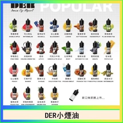 DER系列電子煙主機小煙油30ml #3.0%