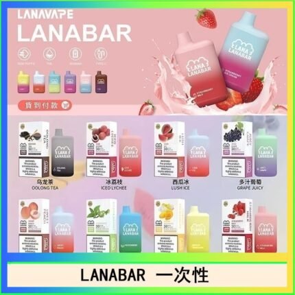 LANA BAR可充电一次性電子煙霧化5000口(3.0%)