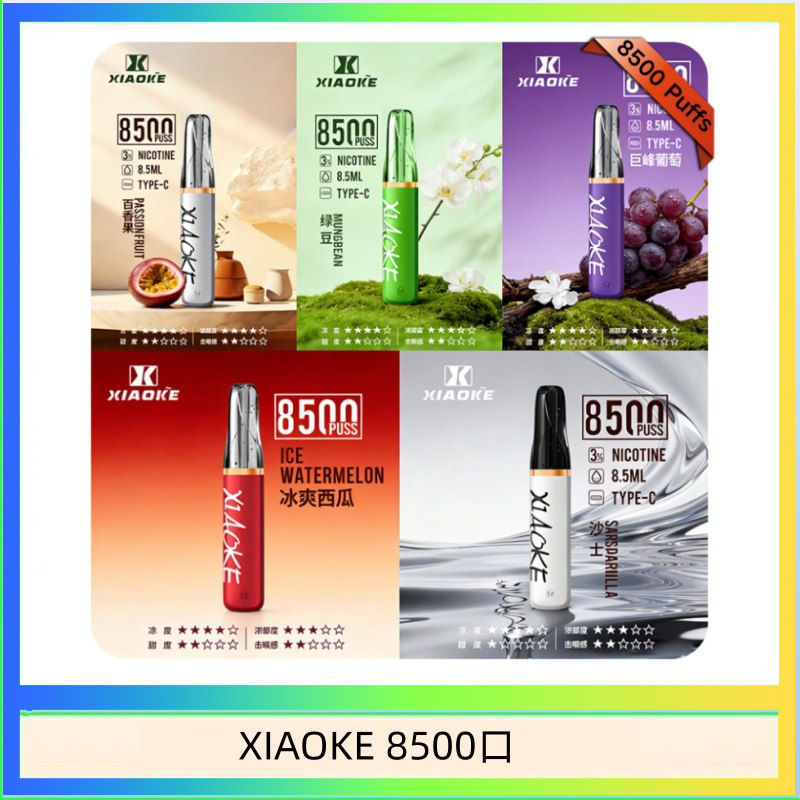 XIAOKE8500口 梟客XIAOKE一次性電子菸拋棄式8500口
